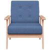 vidaXL Sessel Blau Stoff