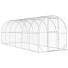 vidaXL H&uuml;hnerunterkunft Silber 600 x 200 x 200 cm Verzinkter Stahl