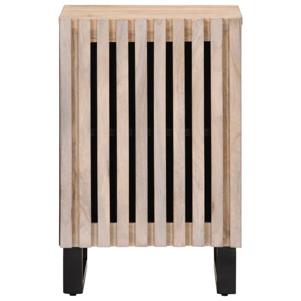 vidaXL Badschrank 38x34x58 cm Massivholz Mango