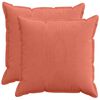 vidaXL Kissenbezug 2 stk. HOUTEN Rot-Orange 60 x 60 cm Cord