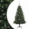 vidaXL K&uuml;nstlicher Weihnachtsbaum mit Kugel 120 cm 150 LEDs