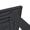 vidaXL Gartentisch Anthrazit 126x76x72 cm Kunststoff