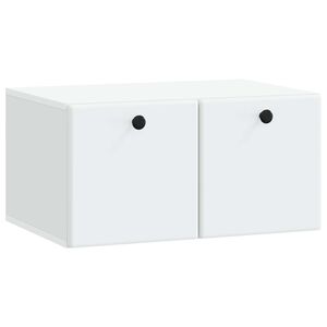 vidaXL Wandmontierter TV-Schrank 59,5 x 41 x 30 cm Wei&szlig; Holzwerkstoff