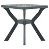 vidaXL Bistrotisch Gr&uuml;n 70x70x72 cm Kunststoff