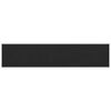 vidaXL Fensterbank Schwarz mit Holzmaserung 160 x 35 x 4,5 cm PVC
