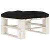 vidaXL 6-tlg. Garten-Lounge-Set Paletten mit Kissen in Schwarz Holz