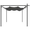 vidaXL Pergola mit Schiebedach Anthrazit 295x292x230 cm