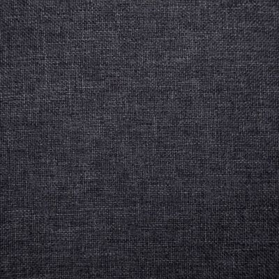 vidaXL Sitzbank 139,5 cm Dunkelgrau Polyester