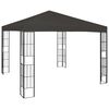 vidaXL Pavillon 3&times;3 m Anthrazit
