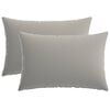 vidaXL Kissenbezug 2 pcs HEERLEN Grau 30 x 50 cm Polyester
