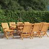 vidaXL Gartenst&uuml;hle 8 Stk. Klappbar 61x67x90 cm Massivholz Teak