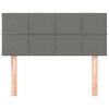 vidaXL Kopfteil Dunkelgrau 80x5x78/88 cm Stoff