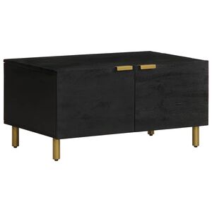 vidaXL Couchtisch Schwarz 80x50x40 cm Holzwerkstoff