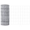 vidaXL Eurozaun 0,8 x 25 m PVC-beschichtetes Eisen