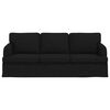 vidaXL Sofa 180cm Schwarz Metall