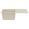 vidaXL Waschbecken Beige 670 x 460 mm 80% Quarz und 20% Harz