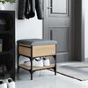 vidaXL Schuhbank Sonoma-Eiche 42x42x45 cm Holzwerkstoff