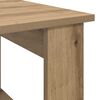 vidaXL Couchtisch Artisan-Eiche 72 x 50 x 50 cm Holzwerkstoff