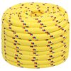 vidaXL Mehrzweck-Allzweckseil 20 mm 50 m Gelb PP 2400 kg Max. Traglast