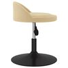vidaXL Esszimmerstuhl Drehbar Creme Samt