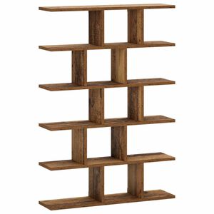 vidaXL Wandregal Eichenholz 70 x 17 x 101 cm Holzwerkstoff