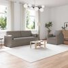 vidaXL Sofa 2 pcs Taupe
