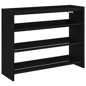 vidaXL Schuhregal Schwarz 80x25x62 cm Holzwerkstoff