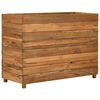 vidaXL Hochbeet 100x40x72 cm Teak Altholz und Stahl