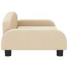 vidaXL Hundebett Creme 70x45x30 cm Stoff