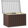 vidaXL Garten-Aufbewahrungsbox Braun 109 x 67 x 65 cm