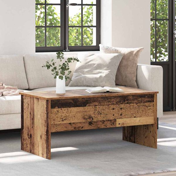vidaXL Couchtisch Altholz 102 x 50,5 x 46,5 cm Holzwerkstoff