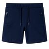 vidaXL Kindershorts Marineblau 128