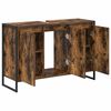 vidaXL Badezimmerschrank Raucharbe 90 x 30 x 60 cm Holzwerkstoff
