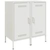 vidaXL Sideboards 2 Stk. Wei&szlig; 36x39x79 cm Stahl