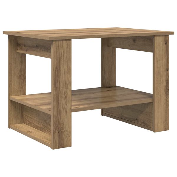 vidaXL Couchtisch Artisan-Eiche 72 x 50 x 50 cm Holzwerkstoff