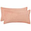 vidaXL Kissenbezug 2 stk. HOUTEN Rosa 40 x 80 cm Boucl&eacute;