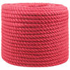 vidaXL Juteseil 12 mm Rot 100% Tossa Jute