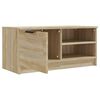 vidaXL TV-Schränke 2 Stk. Sonoma-Eiche 80x35x36,5 cm Holzwerkstoff