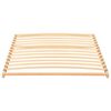 vidaXL Lattenrost Braun 100 x 190 cm Massives Buchenholz