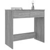 vidaXL Schreibtisch Grau Sonoma 80x40x75 cm Holzwerkstoff