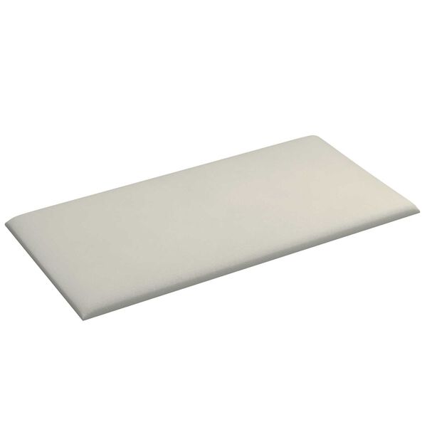 vidaXL Wandkopfteilen 12 pcs Creme 30 x 15 cm Samt