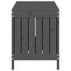 vidaXL Gartentruhe Grau 108x42,5x54 cm Massivholz Kiefer