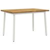 vidaXL Quadratischer Esstisch 120 x 80 x 75 cm Massivholz Akazie