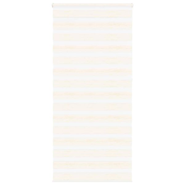 vidaXL Zebrarollo Marmorbeige 100x230 cm Stoffbreite 95,9 cm Polyester