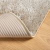 vidaXL Teppich ISTAN Hochflor Gl&auml;nzend Beige 100x200 cm