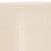 vidaXL Fußhocker Beige 70x55x41 cm Mikrofasergewebe