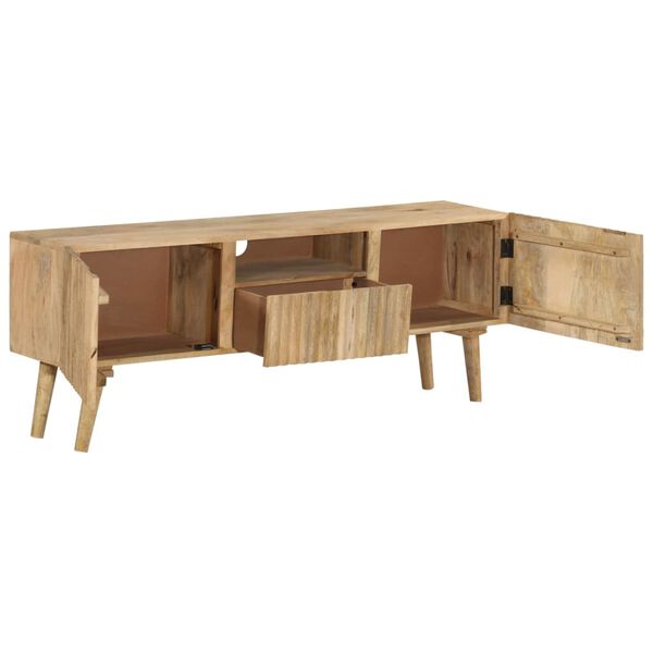 vidaXL TV-Schrank 140x30x49 cm Massivholz Mango