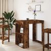 vidaXL Bartisch Räuchereiche 102x70x103,5 cm Holzwerkstoff