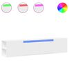 vidaXL TV-Wandschrank mit LED-Beleuchtung Wei&szlig; 180x31x39,5 cm