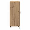vidaXL Sideboard Artisan-Eiche 69,5 x 34 x 90 cm Verbundholz und Eisen